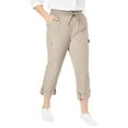thumbnail image 1 of Woman Within Plus Size Convertible 2-in-1 Cargo Pant & Capri Elastic Waist, 1 of 5