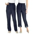 thumbnail image 1 of Woman Within Plus Size Convertible 2-in-1 Cargo Pant & Capri Elastic Waist, 1 of 6