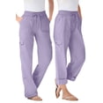 thumbnail image 1 of Woman Within Plus Size Convertible 2-in-1 Cargo Pant & Capri Elastic Waist, 1 of 6