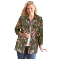 thumbnail image 1 of Woman Within Plus Size Crinkle Button-Front Shirt, 1 of 5