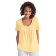 thumbnail image 1 of Woman Within Plus Size Crochet-Trim Knit Top, 1 of 4