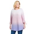 thumbnail image 1 of Woman Within Plus Size French Terry Tie-Sleeve Sweatshirt, 1 of 4