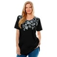 thumbnail image 1 of Woman Within Plus Size Graphic Tee, 1 of 6
