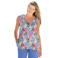thumbnail image 1 of Woman Within Plus Size High-Low Tank, 1 of 6