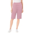 thumbnail image 1 of Woman Within Plus Size Knit Bermuda Short, 1 of 2