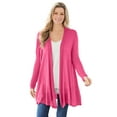thumbnail image 1 of Woman Within Plus Size Lightweight Open Front Cardigan Sweater, 1 of 3