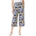 thumbnail image 1 of Woman Within Plus Size Linen Capri (Petite Available), 1 of 6