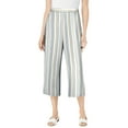 thumbnail image 1 of Woman Within Plus Size Linen Capri (Petite Available), 1 of 5