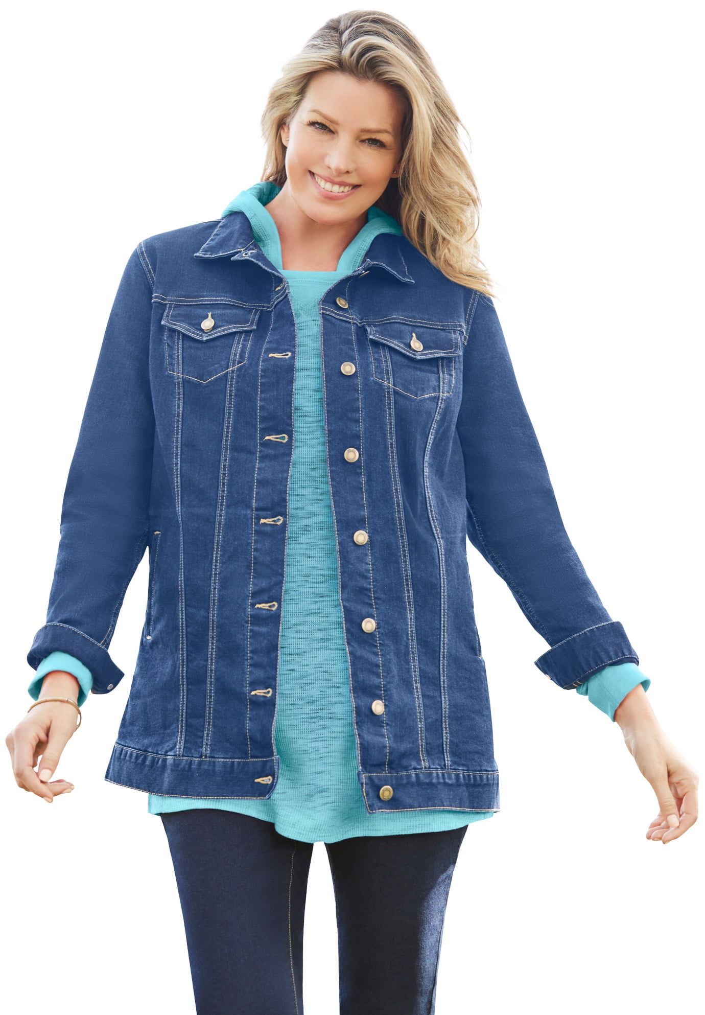Denim jacket hotsell size 24