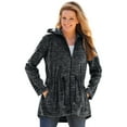 thumbnail image 1 of Woman Within Plus Size Microfleece Anorak Jacket Oversized Fleece Zip-Up Jacket, 1 of 2