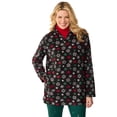 thumbnail image 1 of Woman Within Plus Size Microfleece Quarter-Zip Pullover, 1 of 5