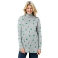 thumbnail image 1 of Woman Within Plus Size Mockneck Long-Sleeve Tunic, 1 of 2