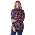 thumbnail image 1 of Woman Within Plus Size Mockneck Long-Sleeve Tunic, 1 of 2