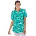 thumbnail image 1 of Woman Within Plus Size Notch-Neck Pocket Tee, 1 of 6