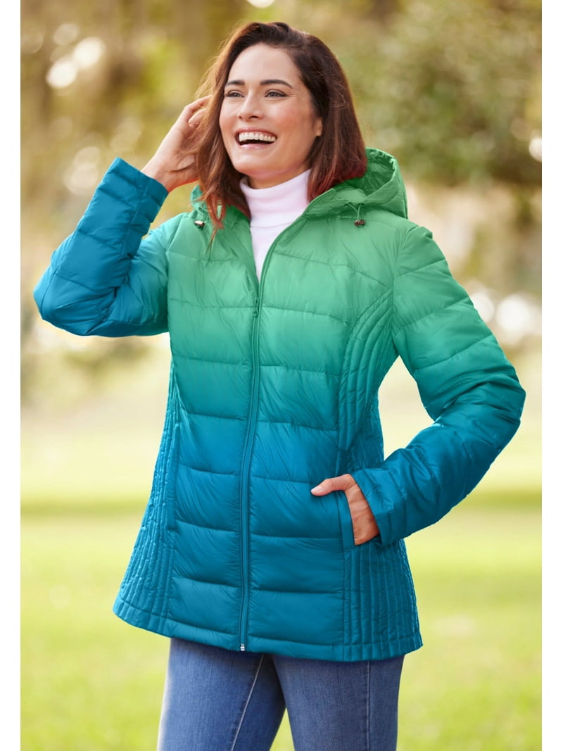 Packable Puffer Woman Within Puffer Coat Hooded Puffer Woman - Main Image