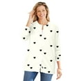 thumbnail image 1 of Woman Within Plus Size Perfect Long-Sleeve Cardigan Sweater, 1 of 3