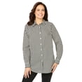 thumbnail image 1 of Woman Within Plus Size Perfect Long Sleeve Shirt, 1 of 6