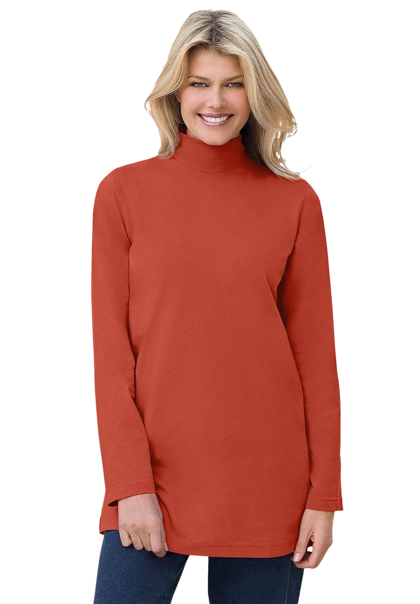 Plus Size Perfect Mockneck Tunic