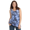 thumbnail image 1 of Woman Within Plus Size Perfect Printed Scoopneck Tank, 1 of 5
