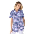 thumbnail image 1 of Woman Within Plus Size Petite Perfect Short Sleeve Shirt, 1 of 4
