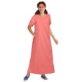 thumbnail image 1 of Woman Within Plus Size Perfect Short-Sleeve Scoopneck Maxi Tee Dress, 1 of 5