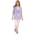 thumbnail image 1 of Woman Within Plus Size Perfect Tie-Front Bow Cardigan, 1 of 4