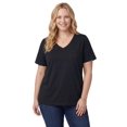 thumbnail image 1 of Woman Within Plus Size Perfect V-Neck Pocket Tee, 1 of 5