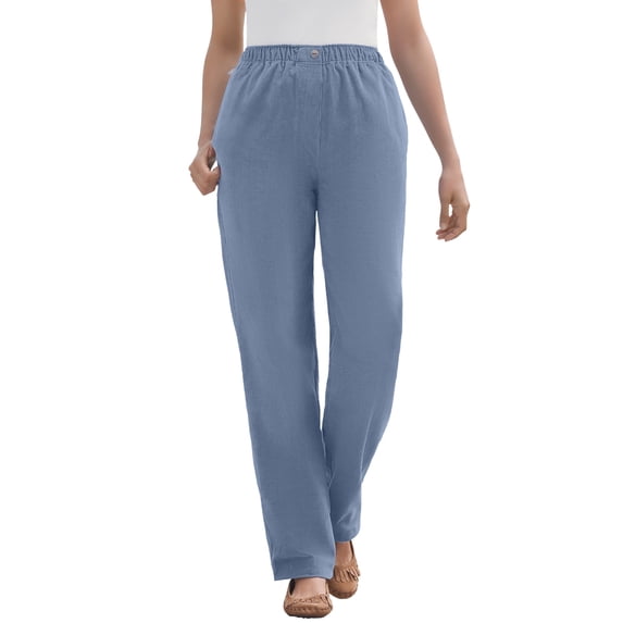 Woman Within Plus Size Petite 7-Day Corduroy Straight-Leg Pant