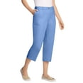 thumbnail image 1 of Woman Within Plus Size Petite Adjustable Waist Chino Capri, 1 of 5
