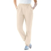 WOMAN WITHIN Plus Size Petite Better-Fleece Pull-On Jogger Sweatpants