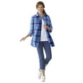 thumbnail image 1 of Woman Within Plus Size Petite Perfect Long Sleeve Shirt, 1 of 6