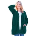 thumbnail image 1 of Woman Within Plus Size Petite Shaker Button-Front Cardigan Sweater, 1 of 6