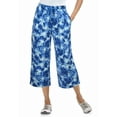 thumbnail image 1 of Woman Within Plus Size Petite Sport-Knit Pull-On Capri Pants, 1 of 4