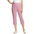 thumbnail image 1 of Woman Within Plus Size Petite The Hassle-Free Soft Knit Capri, 1 of 3