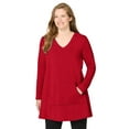 thumbnail image 1 of Woman Within Plus Size Pocket Hoodie Sweatshirt, 1 of 6