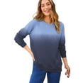 thumbnail image 1 of Woman Within Plus Size Printed Sweatshirt, 1 of 3