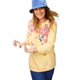 thumbnail image 1 of Woman Within Plus Size Printed Sweatshirt, 1 of 4