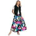 thumbnail image 1 of Woman Within Plus Size Pull-On Elastic Waist Soft Maxi Skirt, 1 of 2