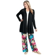 WOMAN WITHIN Plus Size Pull-On Elastic Waist Soft Pants