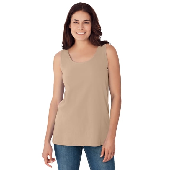 Woman Within Plus Size Scoopneck Tank