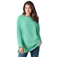 thumbnail image 1 of Woman Within Plus Size Crewneck Ultra Soft Sherpa Sweatshirt, 1 of 6
