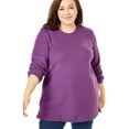 thumbnail image 1 of Woman Within Plus Size Sherpa Sweatshirt, 1 of 6