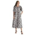 thumbnail image 1 of Woman Within Plus Size Short-Sleeve Button-Front Pocket Dress (Petite Available), 1 of 6