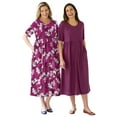 thumbnail image 1 of Woman Within Plus Size Short-Sleeve Button-Front Pocket Dress (Petite Available), 1 of 6