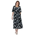 thumbnail image 1 of Woman Within Plus Size Short-Sleeve Button-Front Pocket Dress (Petite Available), 1 of 6