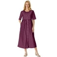 thumbnail image 1 of Woman Within Plus Size Short-Sleeve Button-Front Pocket Dress (Petite Available), 1 of 6