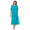 thumbnail image 1 of Woman Within Plus Size Short-Sleeve Button-Front Pocket Dress (Petite Available), 1 of 6