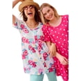 thumbnail image 1 of Woman Within Plus Size Short-Sleeve Empire Waist Tunic, 1 of 5