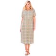 thumbnail image 1 of Woman Within Plus Size Short-Sleeve Seersucker Dress, 1 of 3