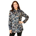 thumbnail image 1 of Woman Within Plus Size Soft Faux Suede Shirt, 1 of 6
